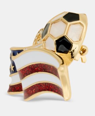 Crystal Soccer World Cup Pin  
