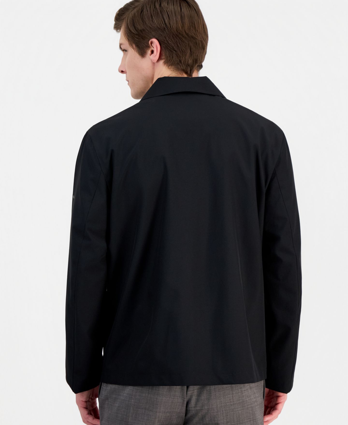 Мужская куртка Calvin Klein Lightweight Utility, цвет: Чёрный — фото 3