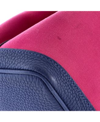 30 Garden Party Tote Toile and Leather