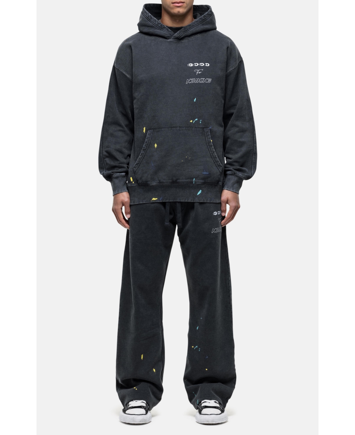 Good For Nothing Men's Nevada Paint Relaxed Hoodie