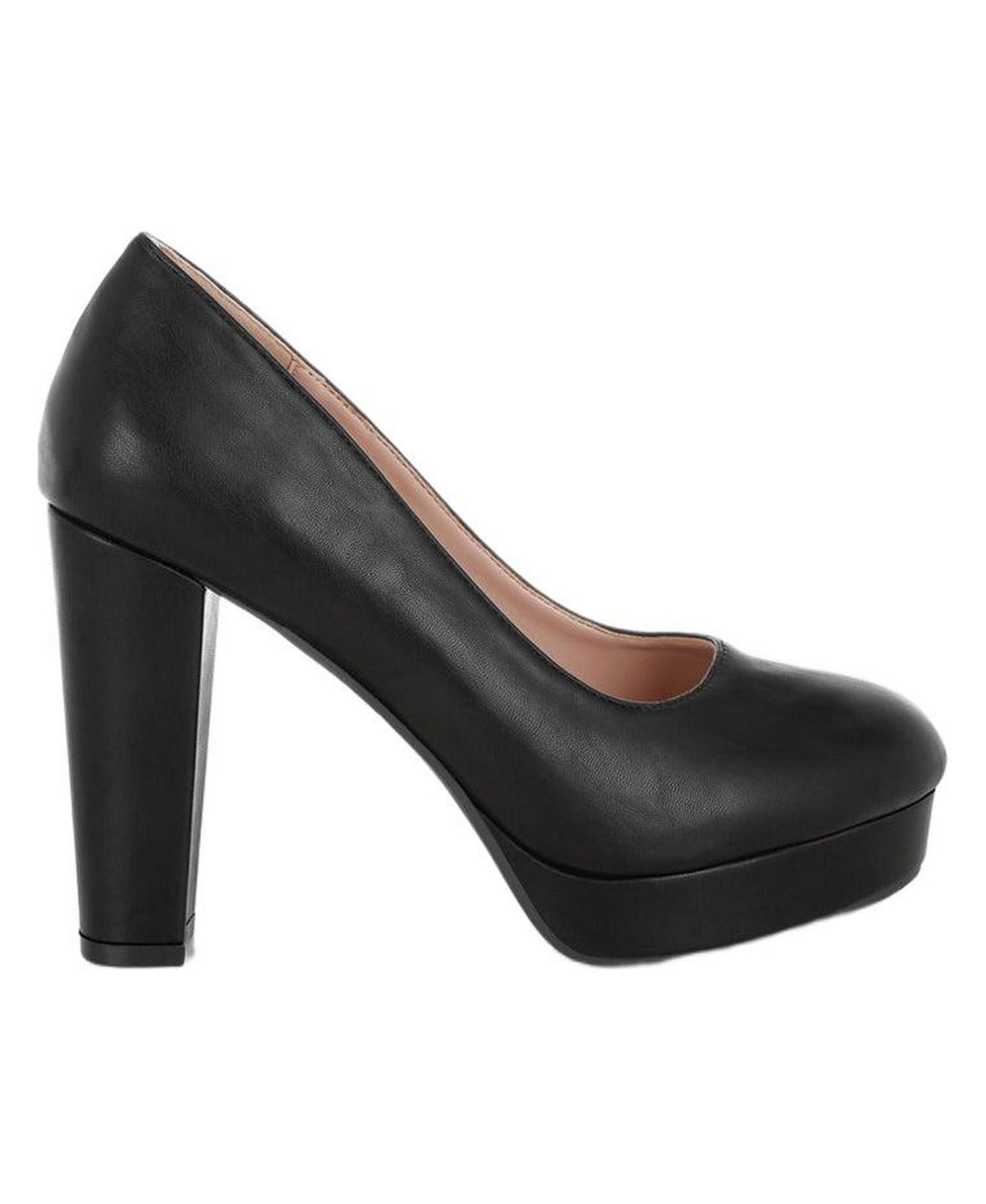 Women's Damsor Faux Leather Block Heel Pumps
