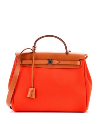  31 Herbag Zip Leather and Toile