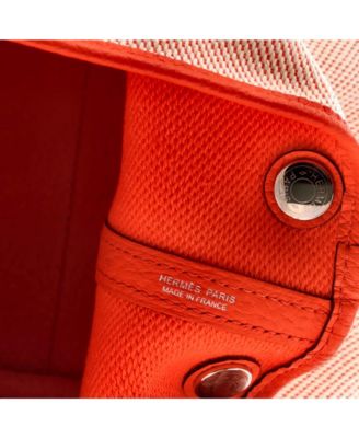 30 Garden Party Tote Toile and Leather