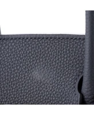 Birkin 30 Handbag Grey Togo with Permabrass Hardware