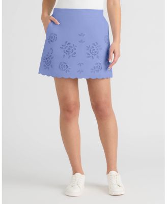 Women's Eyelet Mini Skirt