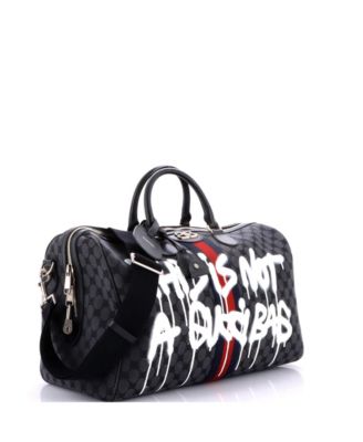 Medium x Gucci The Hacker Project Duffle Bag Graffiti BB Canvas