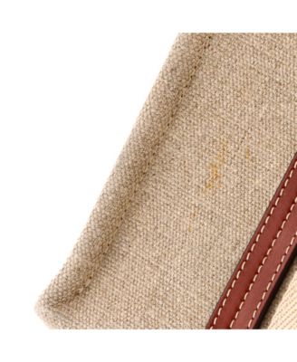 Medium Woody Tote Canvas with Leather