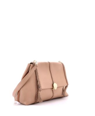 Large Penelope Soft Shoulder Bag Leather