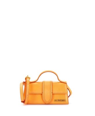 Le Bambino Top Handle Flap Bag Leather