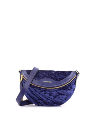 XS Souvenir Belt Bag Quilted Velvet