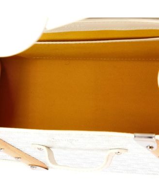 PM Saigon Top Handle Bag Coated Canvas with Leather