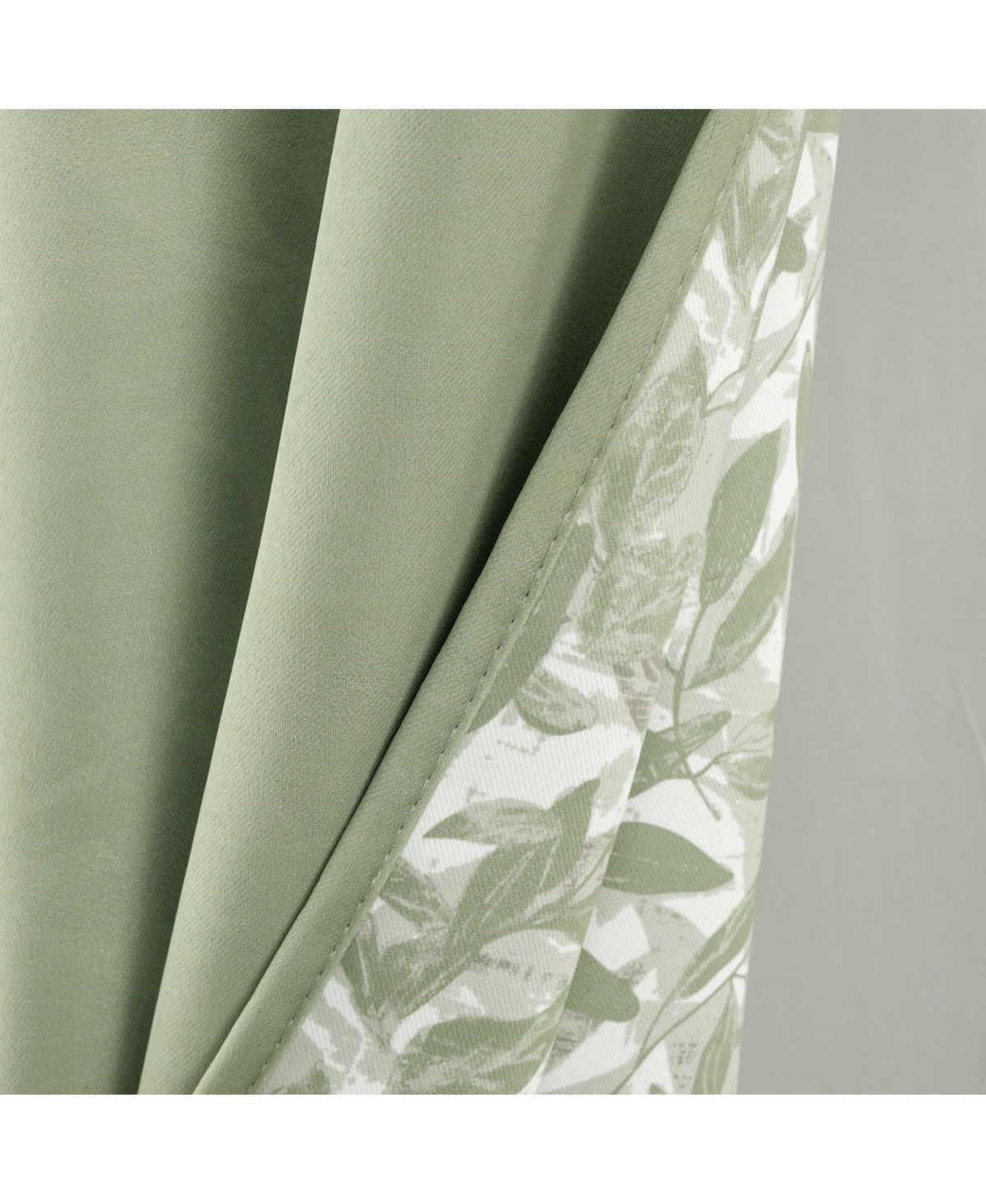 Rt Designers Collection 100% Polyester 190 Gsm Marina Revisible Blackout Grommet Curtain Panel 54" x 84