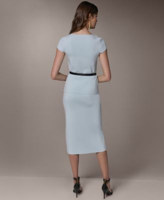 Women's Sculpt Knit Top and Straight Sweater Skirt