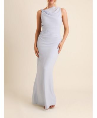 Women's Twist Asym Chiffon Bridesmaid Dress