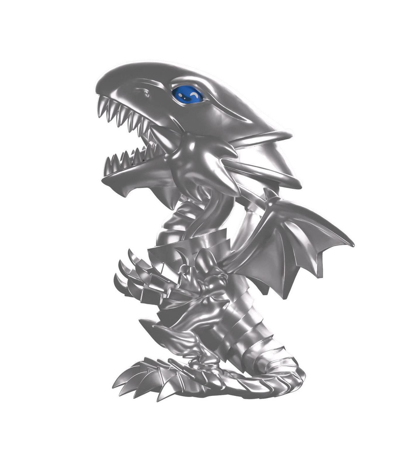 Детская фигурка Youtooz Blue-Eyes White Dragon Chrome Limited-Edition Vinyl Figure, Ages 14+ — фото 6