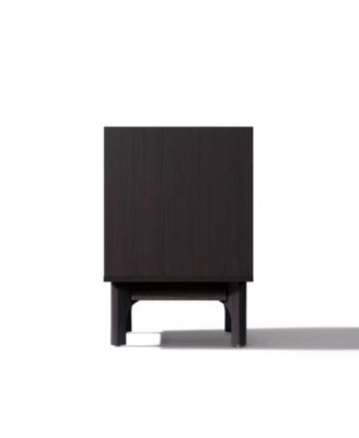 Modern Nightstand with Faux Marble Top, Bediside Table with Drawer