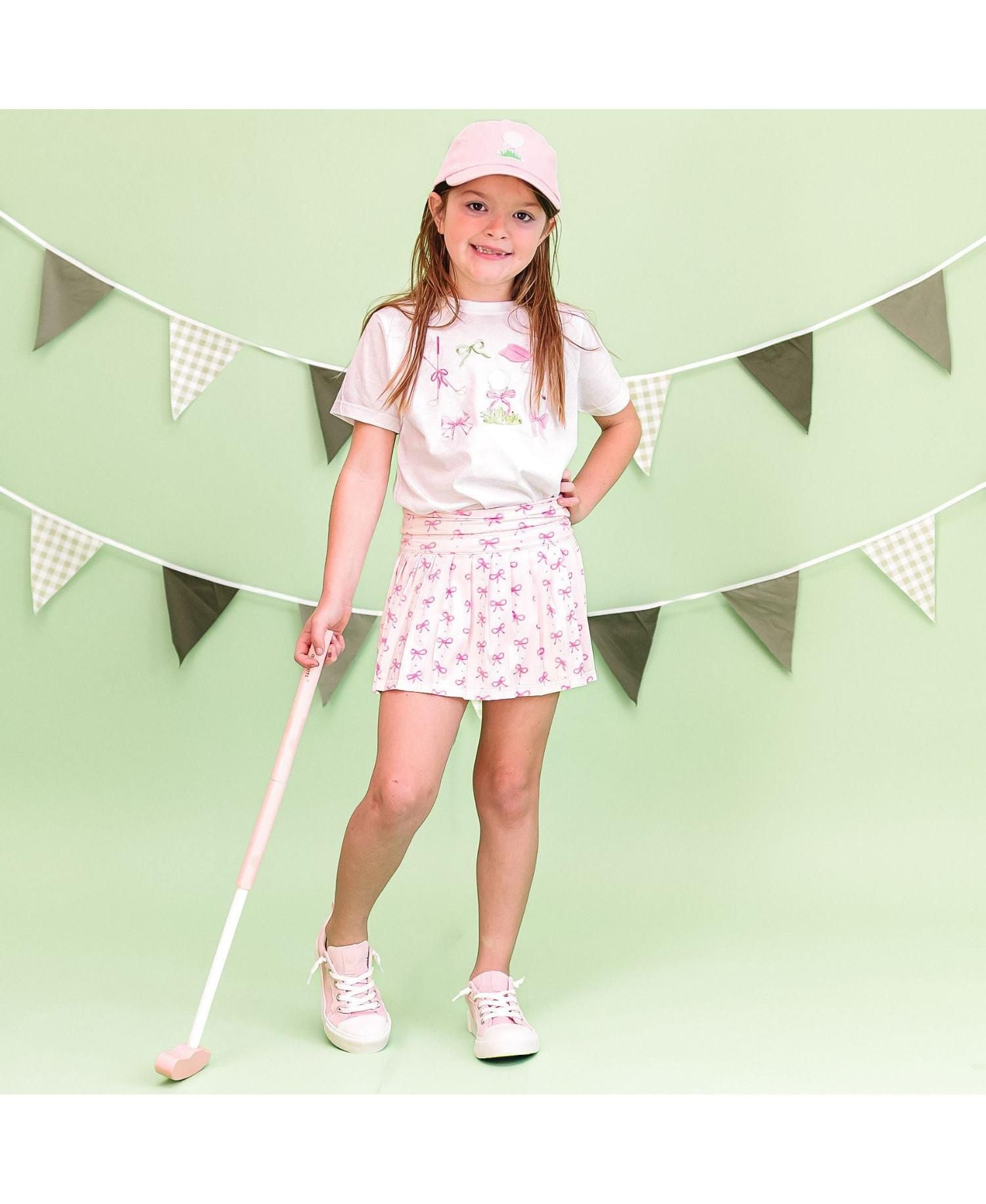 Baby Girls Golf Icon Short Sleeve T-Shirt