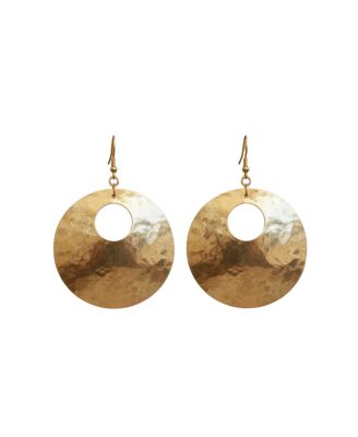 Women's Zahara Brass Statement Earrings