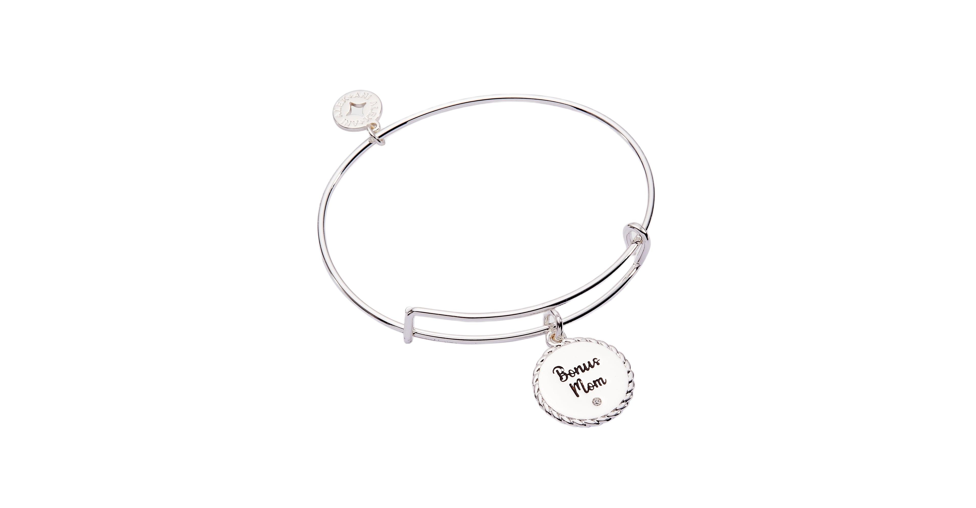 Alex and Ani Bonus Mom 'Family Isn't Only Blessed By Name' Charm Bangle