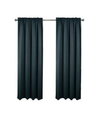 100% Polyester Twilight Blackout Rod Pocket Curtain Panel