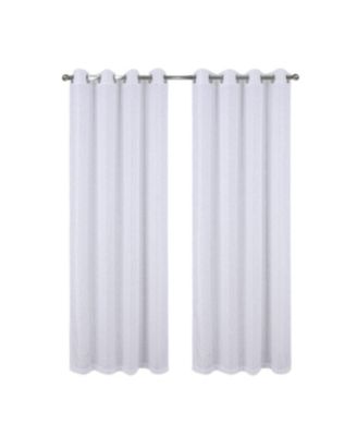 100% Polyester 140 GSM Lava Jacquard Grommet Curtain Panel 54" x 84"