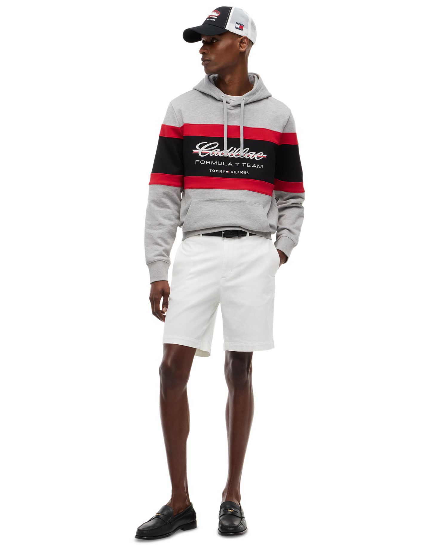 x Cadillac F1® Men's Panelled Script Hoodie