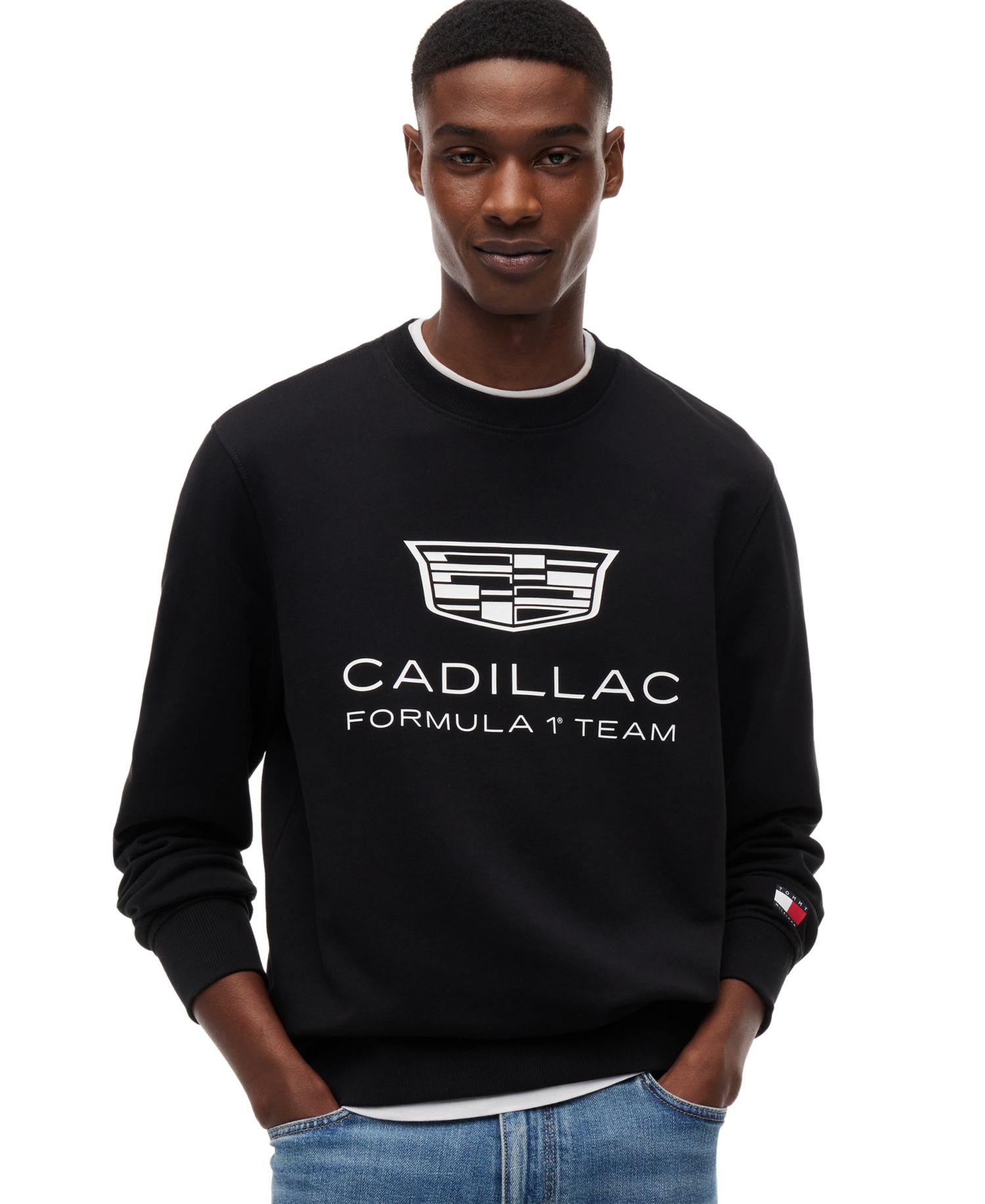 x Cadillac F1® Men's Shield Graphic Crewneck