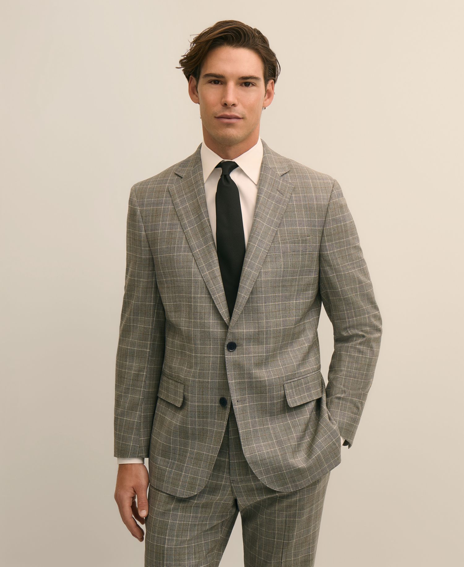 Мужской стрейчевый пиджак обычного покроя от Brooks Brothers