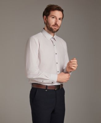 Men's Regular Fit Micro Dot Dress Shirt