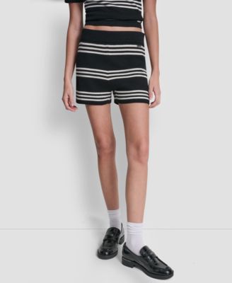 Women's Striped Sweater Shorts