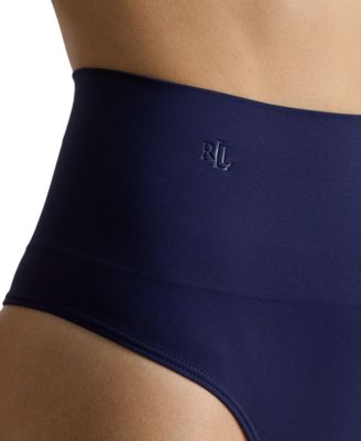 Women's High-Rise Seamless Thong Underwear 4L0394