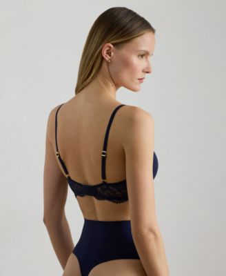 Women's High-Rise Seamless Thong Underwear 4L0394