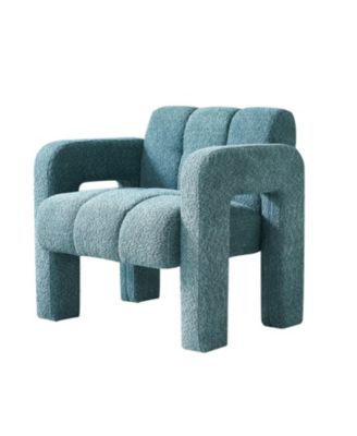 31.10" Wide Boucle Upholstered Accent Chair