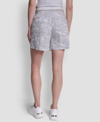 Women's Mid-Rise Bungee Waist Shorts