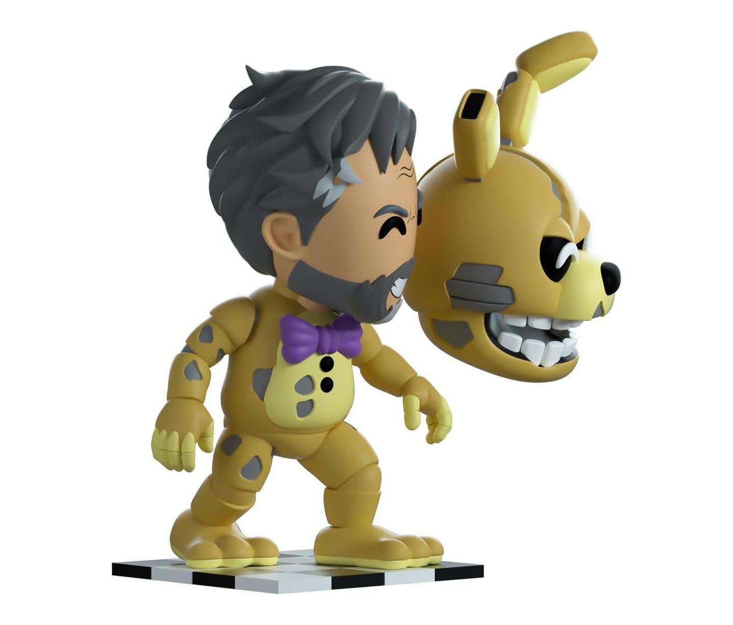 Детская фигурка Youtooz Yellow Rabbit Fnaf Movie Collection 5.4" Interchangeable-Head Vinyl Figure, 14 Years & Up — фото 2