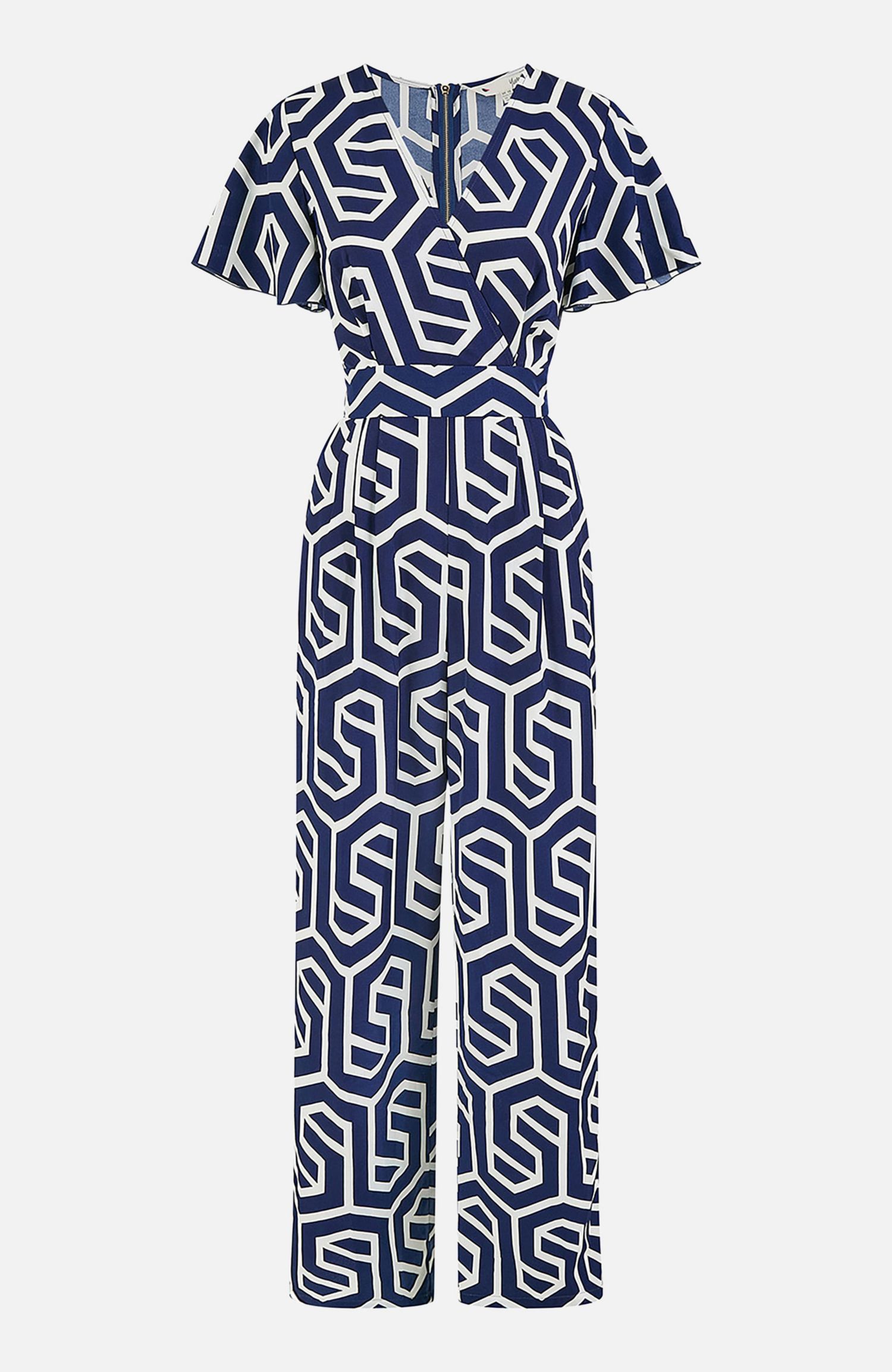 Women's Sculpting Wrap Wide Leg Maxi Jumpsuit