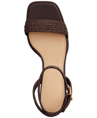 Women's Tea Rose Square Toe Platform Sandals