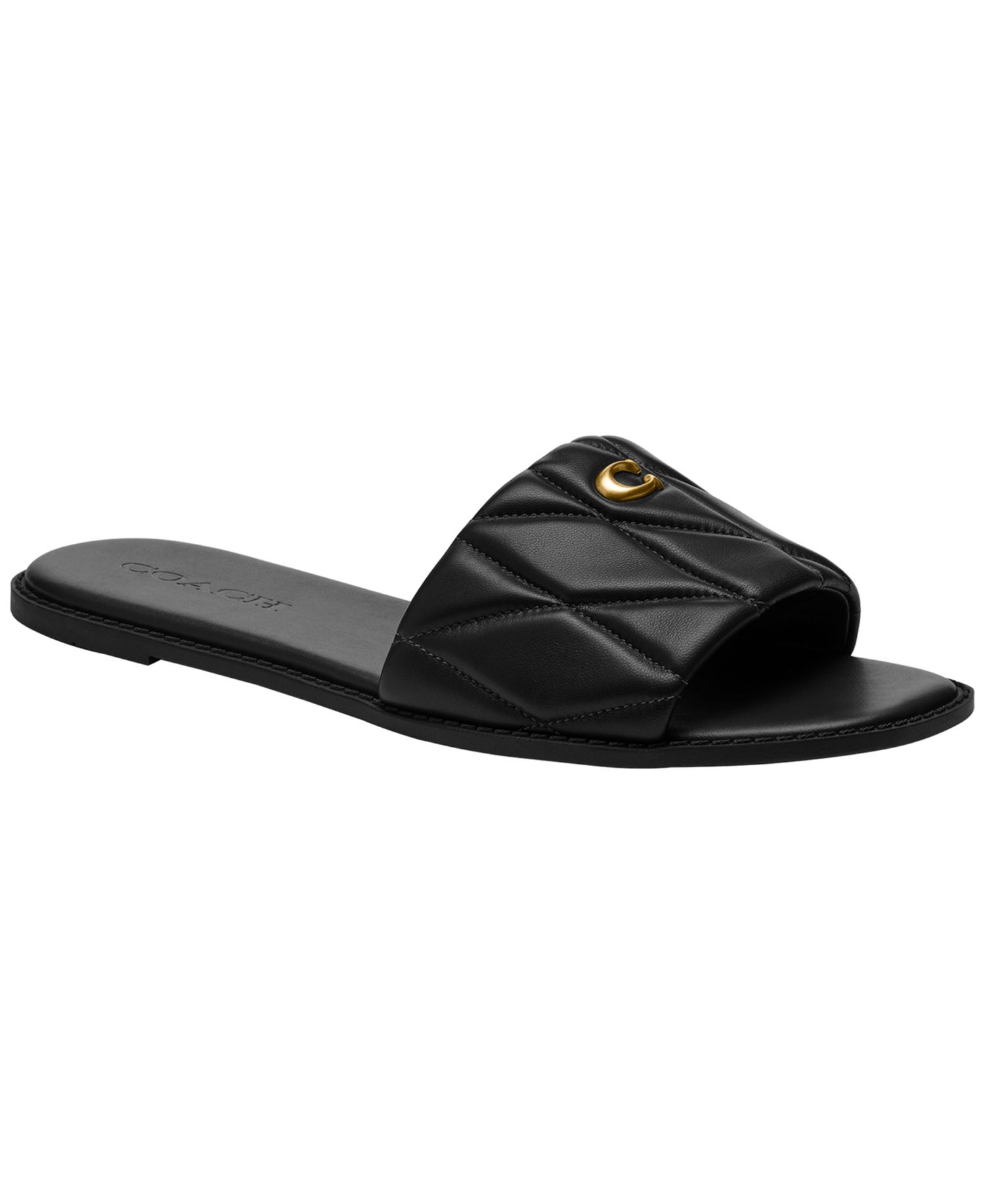 Women's Holly Quilted Leather Slip-On Sandals