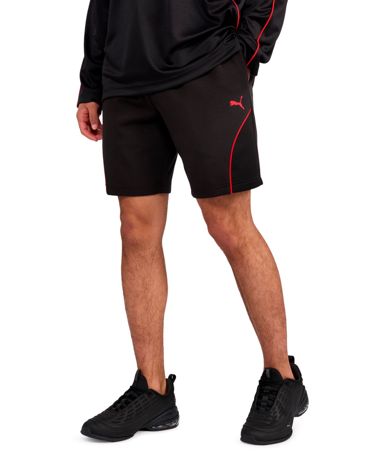 Мужские шорты Puma Sport Short 8", цвет: Чёрный — фото 1