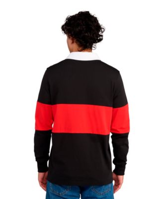 Men's Sport Rugby Polo Collared Shirt