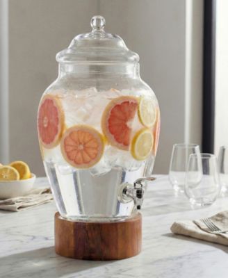 Madera Glass Beverage Dispenser