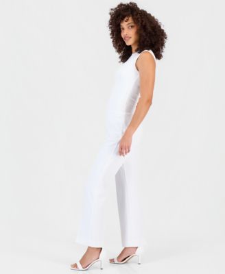 Petite High Rise Pull-On Pants