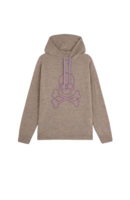 Scalpers Kids Skull Hoodie Tricot - Light beige 277 96$