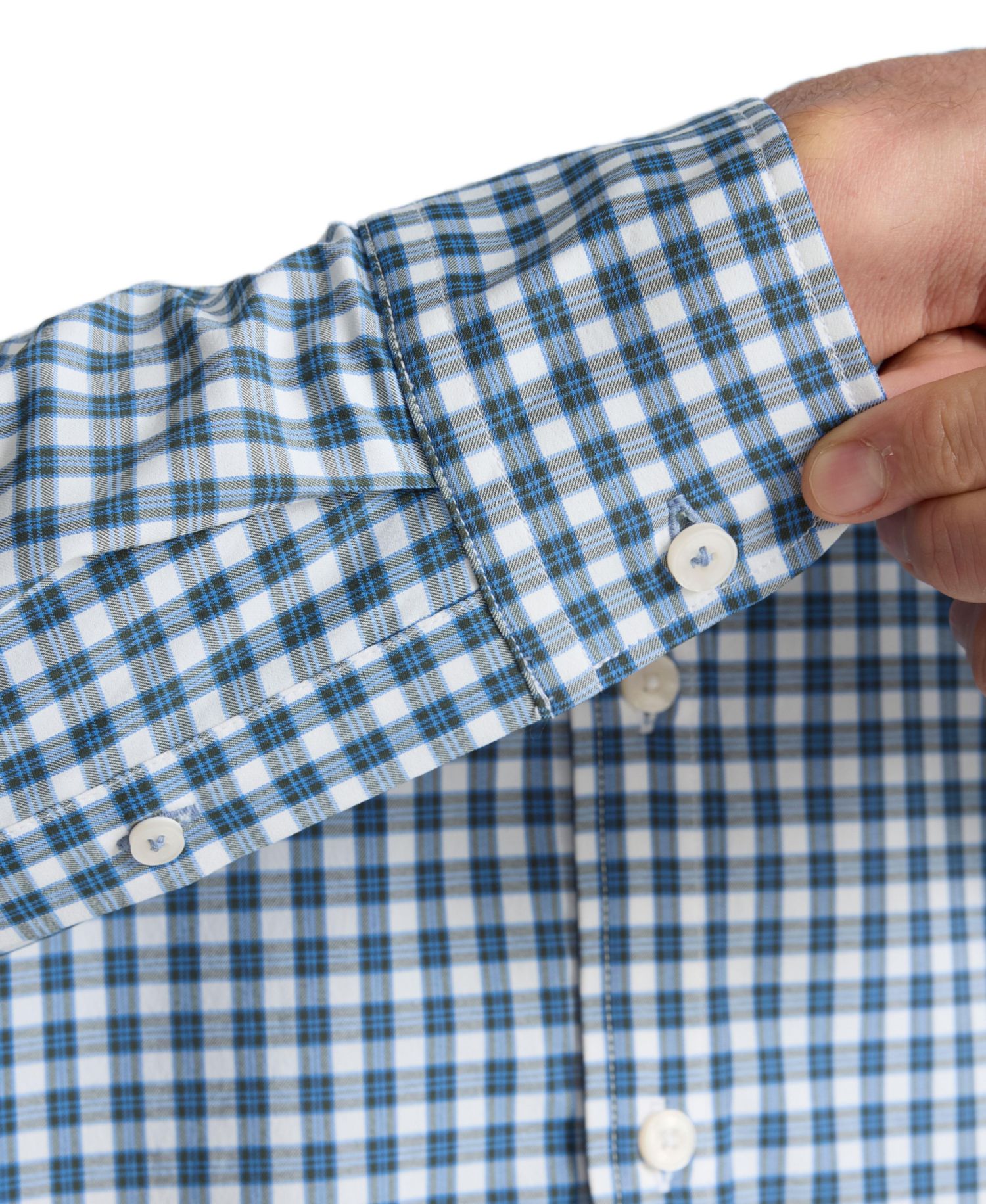 Men's Regular Fit Wrinkle-Free Performance Renshaw Button Up Shirt