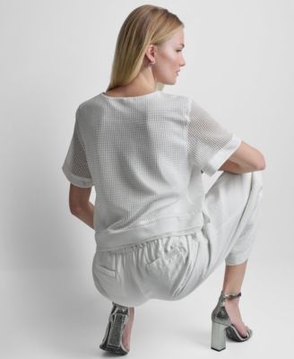 Women's Crew Neck Layered Top