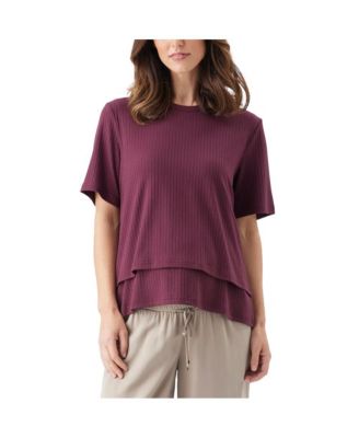 Maternity Ripe Mike Rib Nursing Top