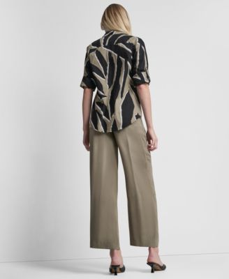 Women's Printed Long-Sleeve Shirt