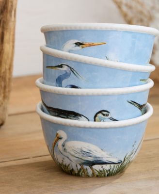 Coastal Birds 16-Pc. Dinnerware Set, Service for 4