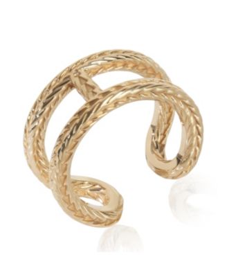 Hermes Yellow Gold  Chaine d'Ancre Danae Ring