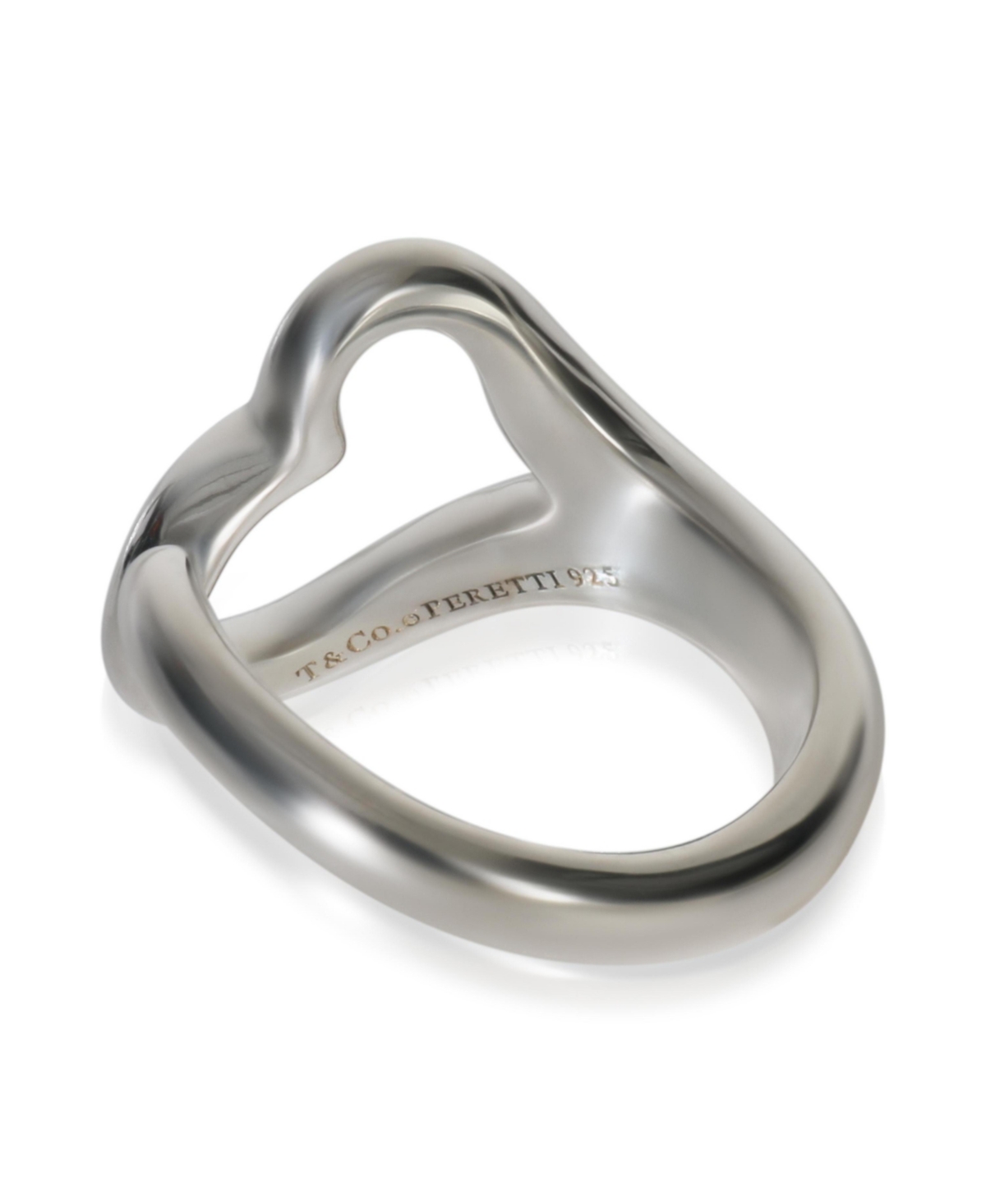 Pre-Owned Tiffany & Co. Sterling Elsa Peretti Open Heart Ring